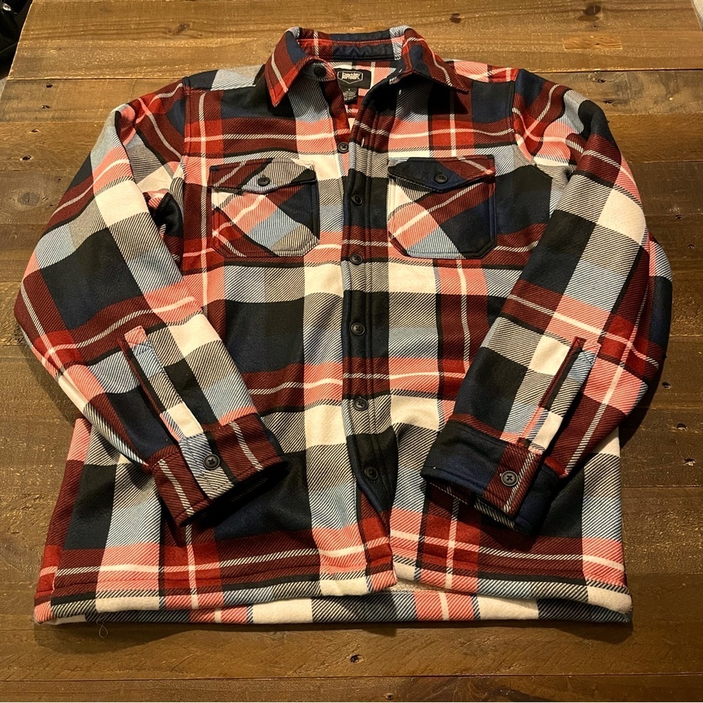Sherpa Bonded Fleece Shirt Jacket